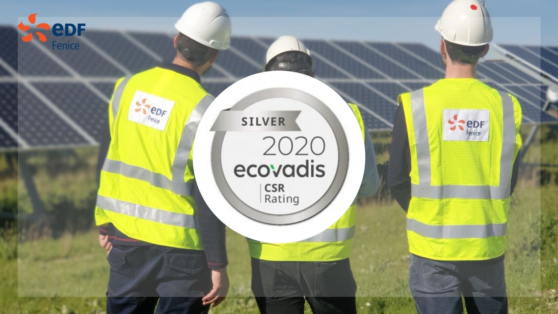ECOVADIS reconoce nuestro liderazgo en ESG y sostenibilidad energética otorgándonos su calificación Plata