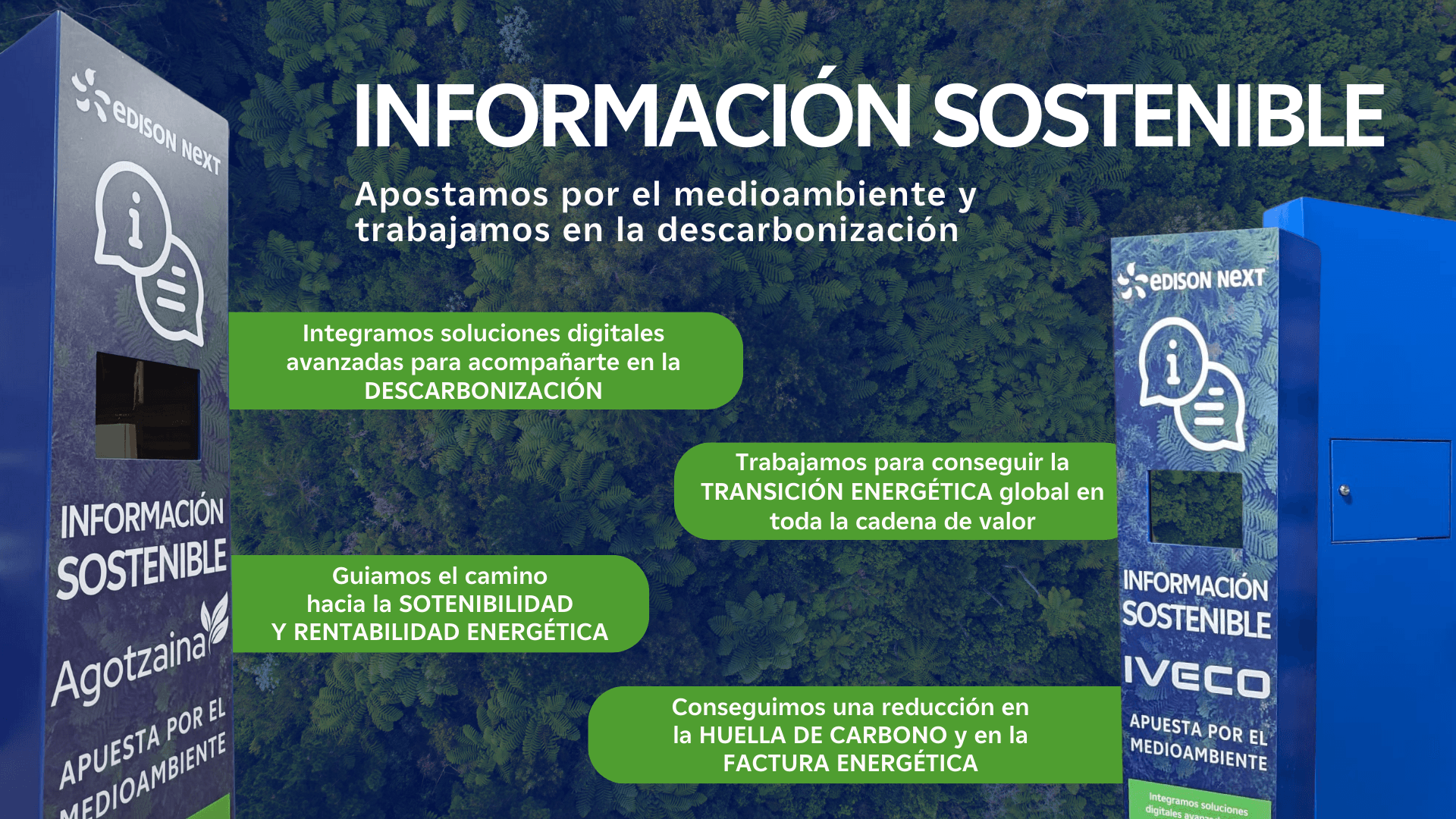 Edison Next apuesta por la conciencia ambiental mediante su iniciativa de tótems de sostenibilidad