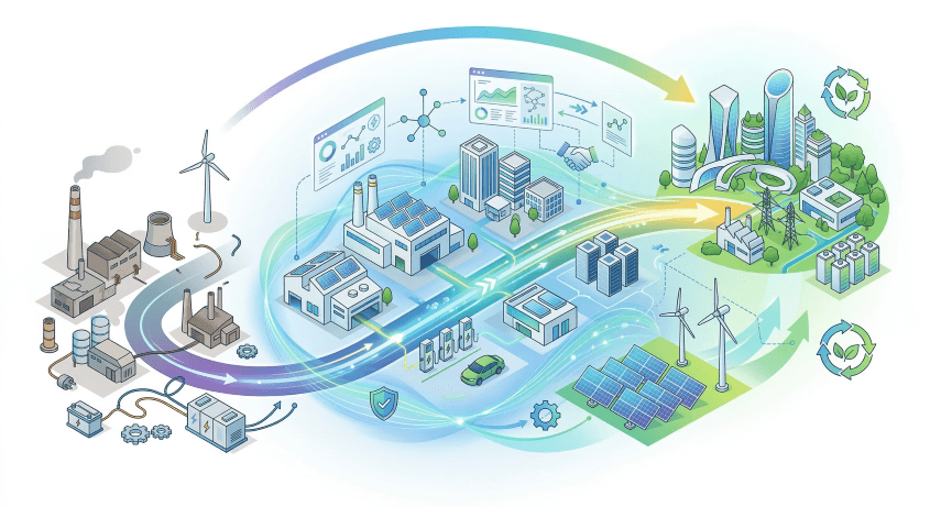 Comprehensive energy management, a long-term oriented model
