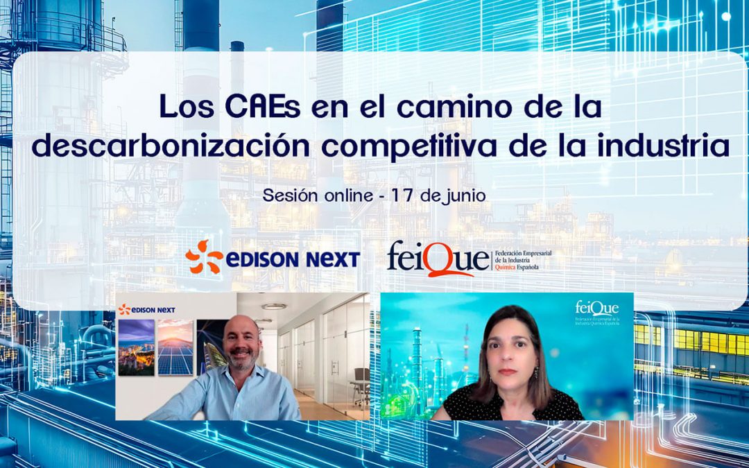 El modelo de Edison Next para una descarbonización rentable protagoniza el webinar de Feique