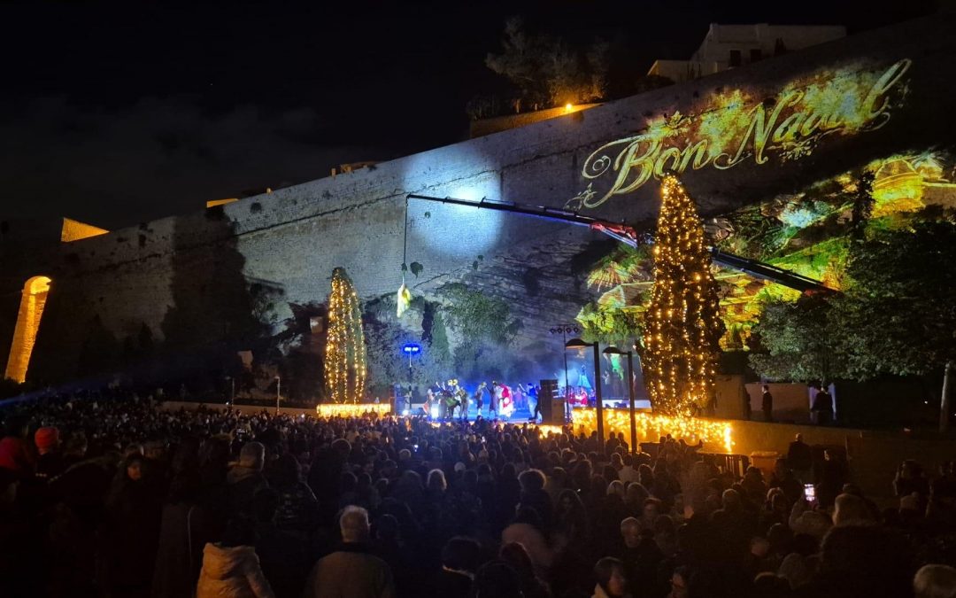 Ibiza se ilumina esta Navidad con un alumbrado más sostenible, eficiente y pensado para las personas