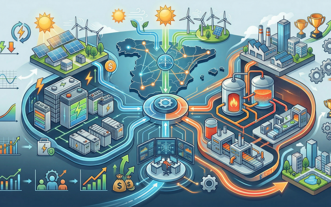 Almacenamiento electroquímico y térmico, el futuro de la gestión energética